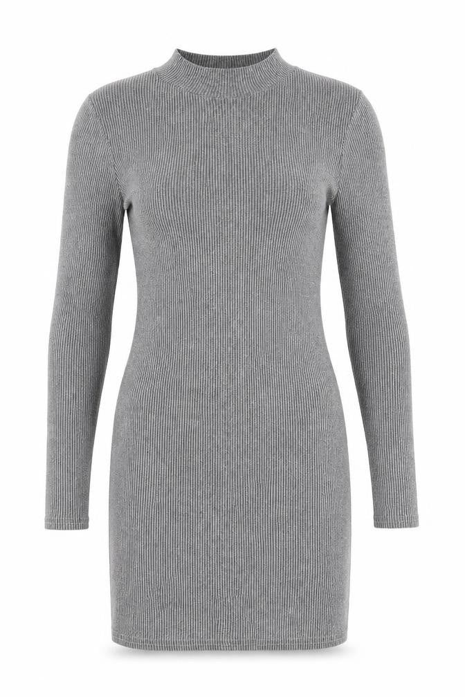 Graffic  Womens Grey  Polyester Bodycon  Size 12  Round Neck