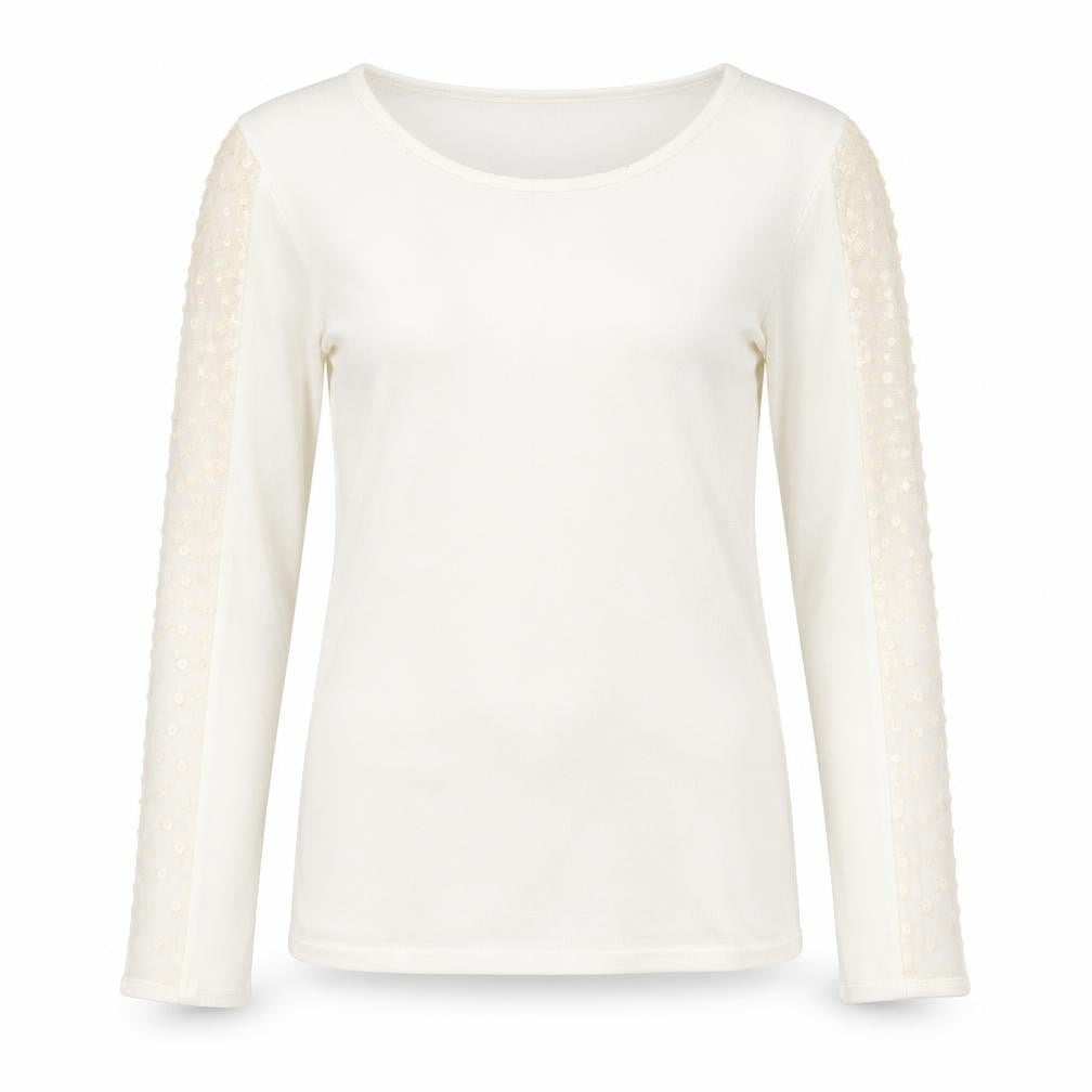 Etoile Womens Beige Round Neck  Viscose Pullover Jumper Size S