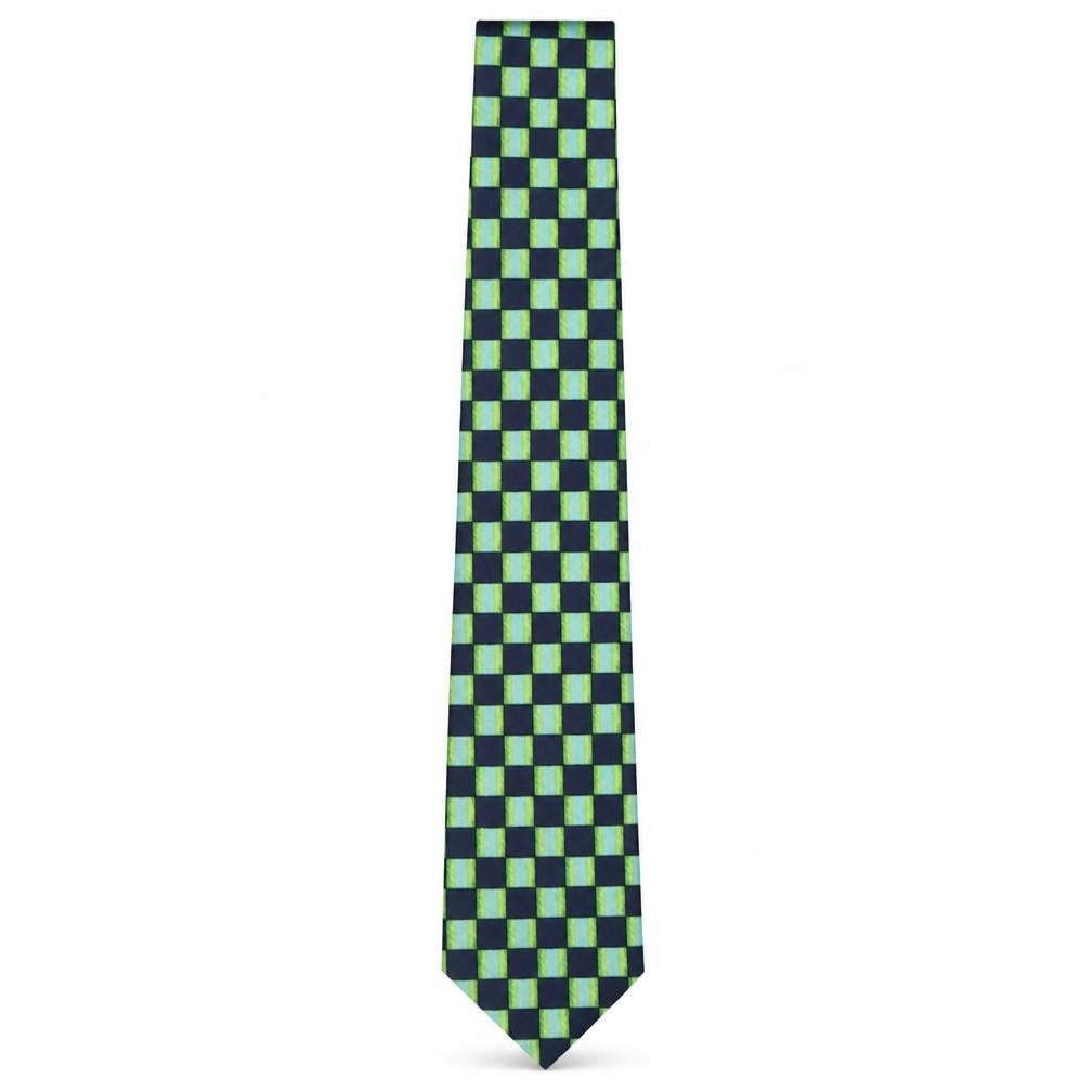 Burton  Mens Multicoloured Plaids & Checks Polyester Pointed Tie One Size