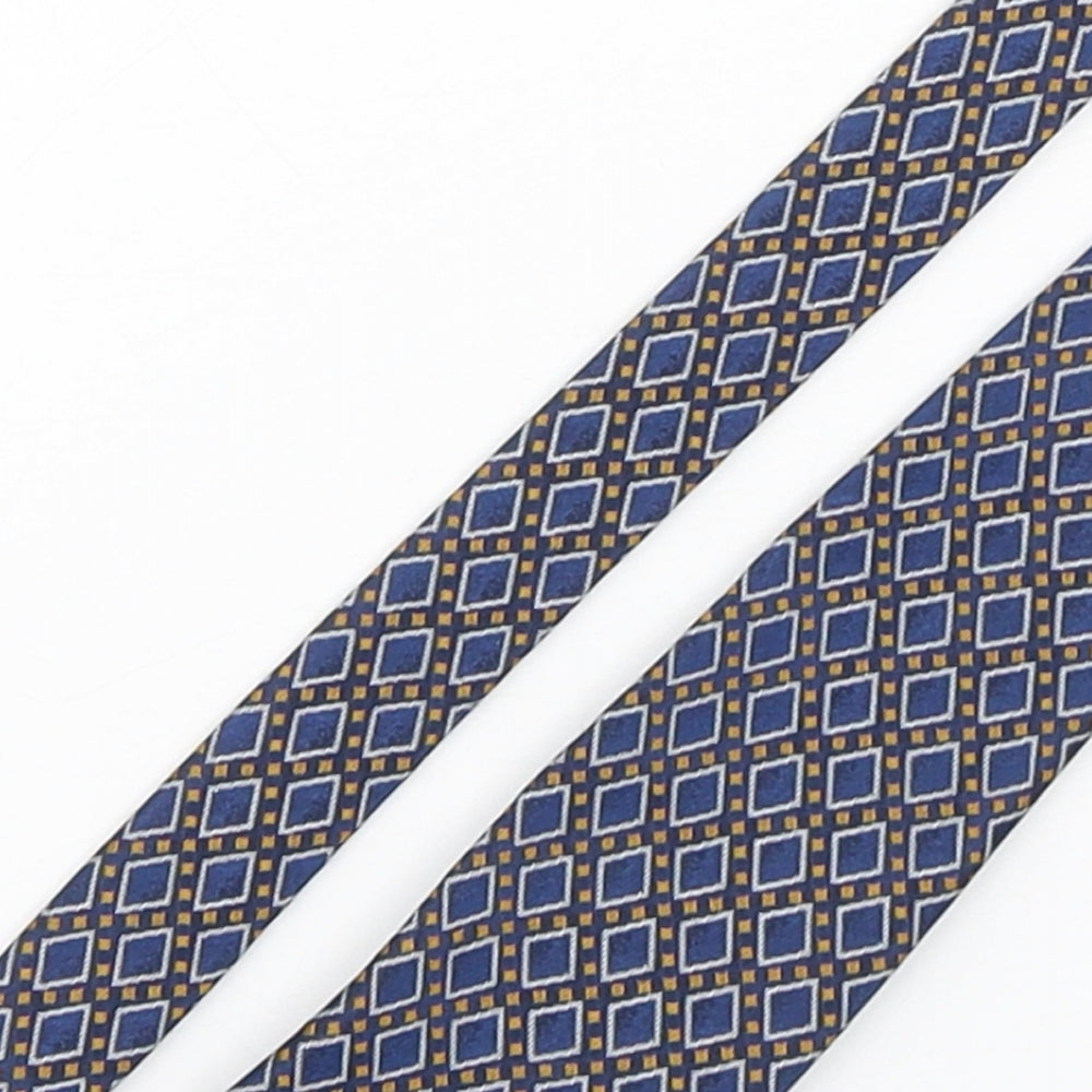 Genesis Mens Multicoloured Geometric Silk Pointed Tie One Size - Sainsbury's