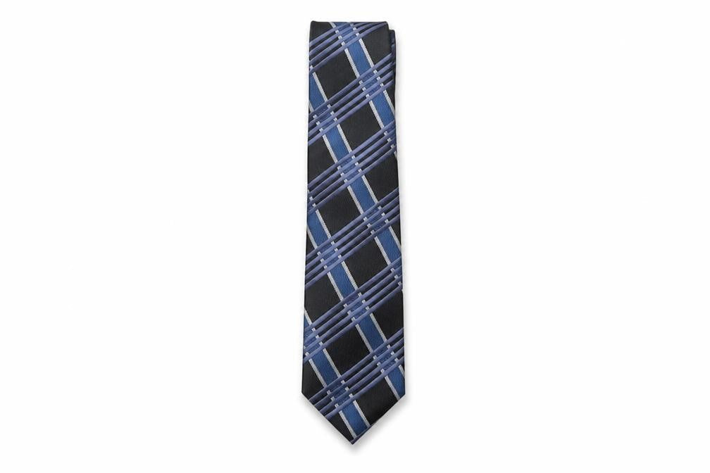 Skopes Mens Multicoloured Plaids & Checks Polyester Pointed Tie One Size