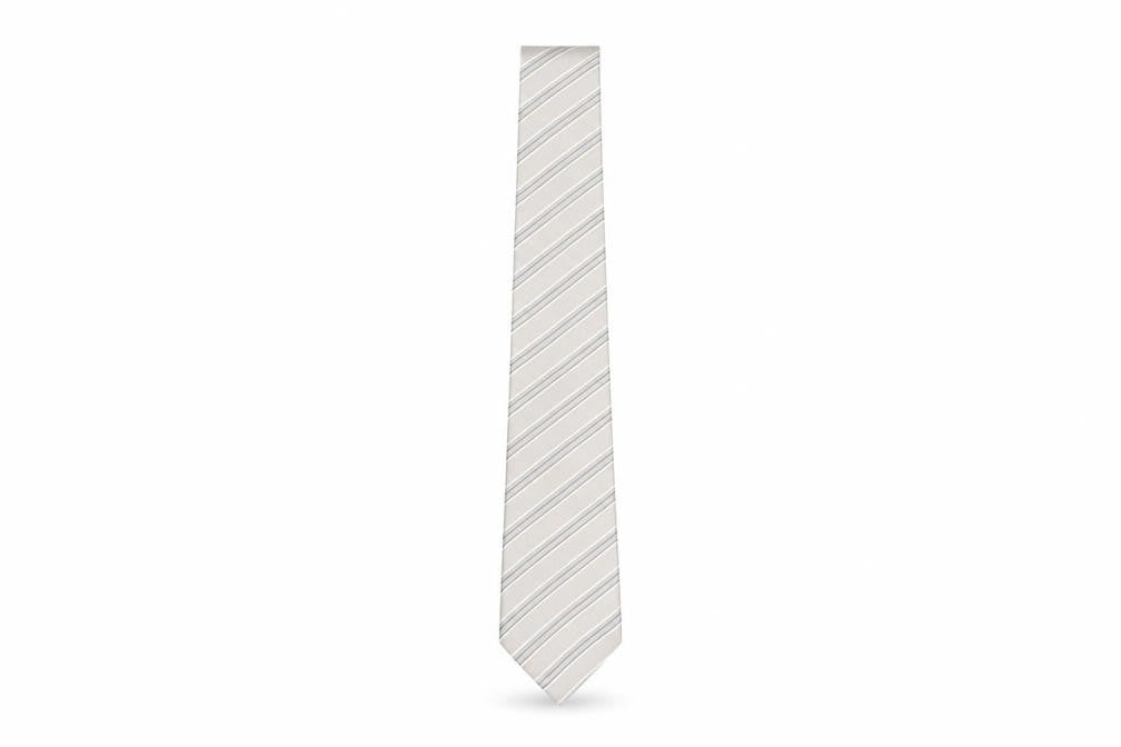 Autograph Mens Multicoloured Striped Silk Pointed Tie One Size