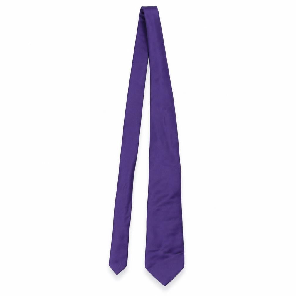 Pink  Mens Purple  Silk Pointed Tie One Size