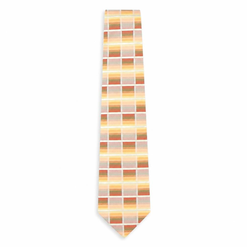 Althrupp & Peel  Mens Multicoloured Plaids & Checks Silk Pointed Tie One Size