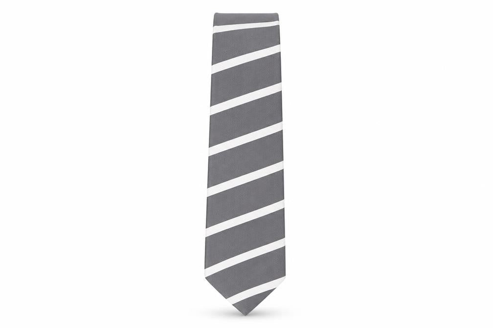 Greenwoods  Mens Multicoloured Striped Polyester Pointed Tie One Size
