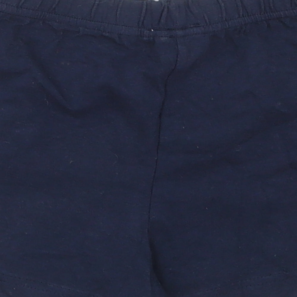 Young Dimensions Boys Blue  Cotton Sweat Shorts Size 9-10 Years  Regular
