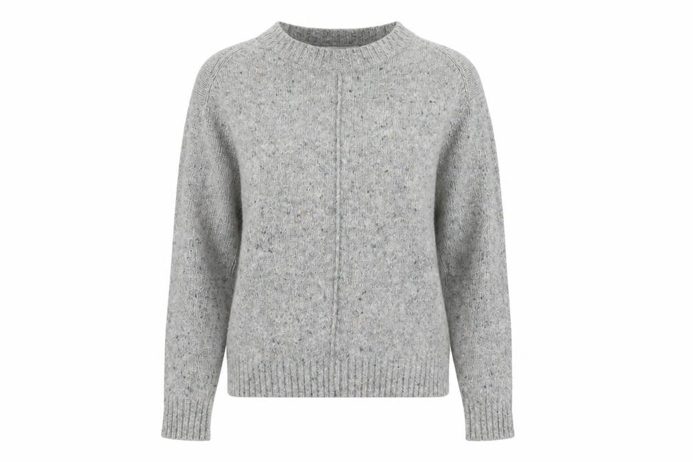 NEXT Womens Grey Round Neck  Acrylic Pullover Jumper Size 6