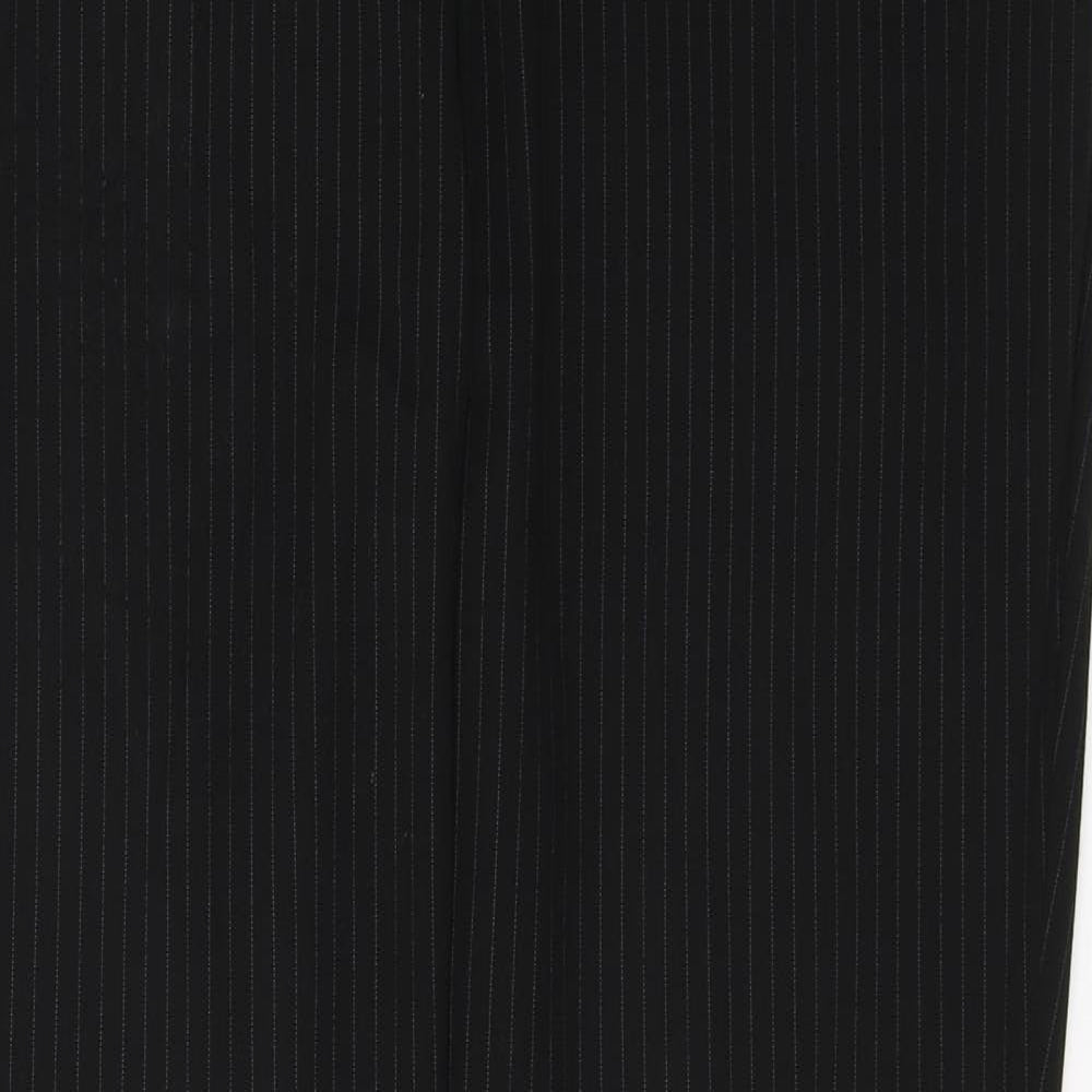Dunnes Stores Womens Black  Polyester Trousers  Size 10 L30 in Regular