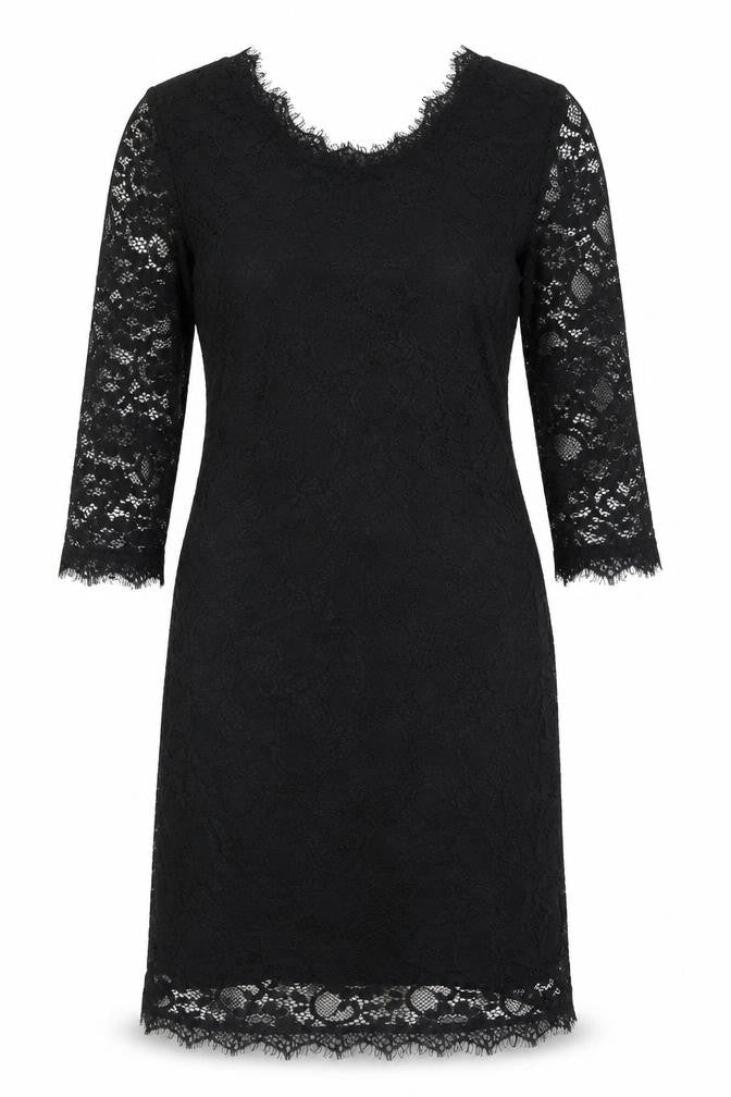 Marc Angelo Womens Black  Polyamide Bodycon  Size 12  Crew Neck Zip