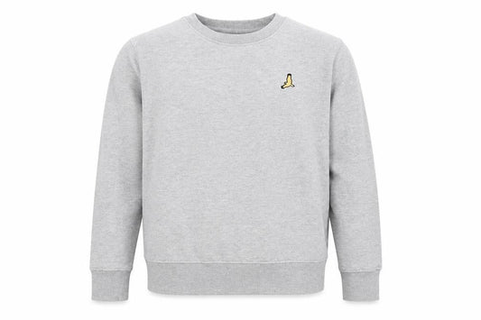 Brave Soul Mens Grey  Cotton Pullover Sweatshirt Size S
