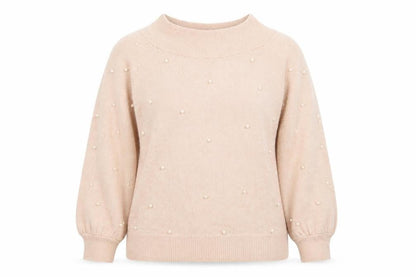 Next Womens Pink Boat Neck  Acrylic Pullover Jumper Size 10