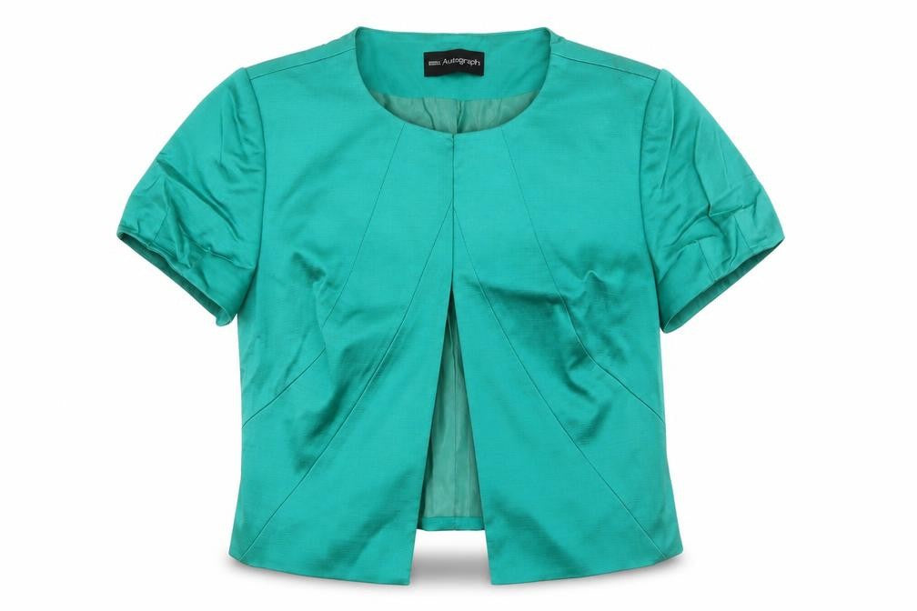 Autograph Womens Green   Jacket  Size 12  Hook & Loop