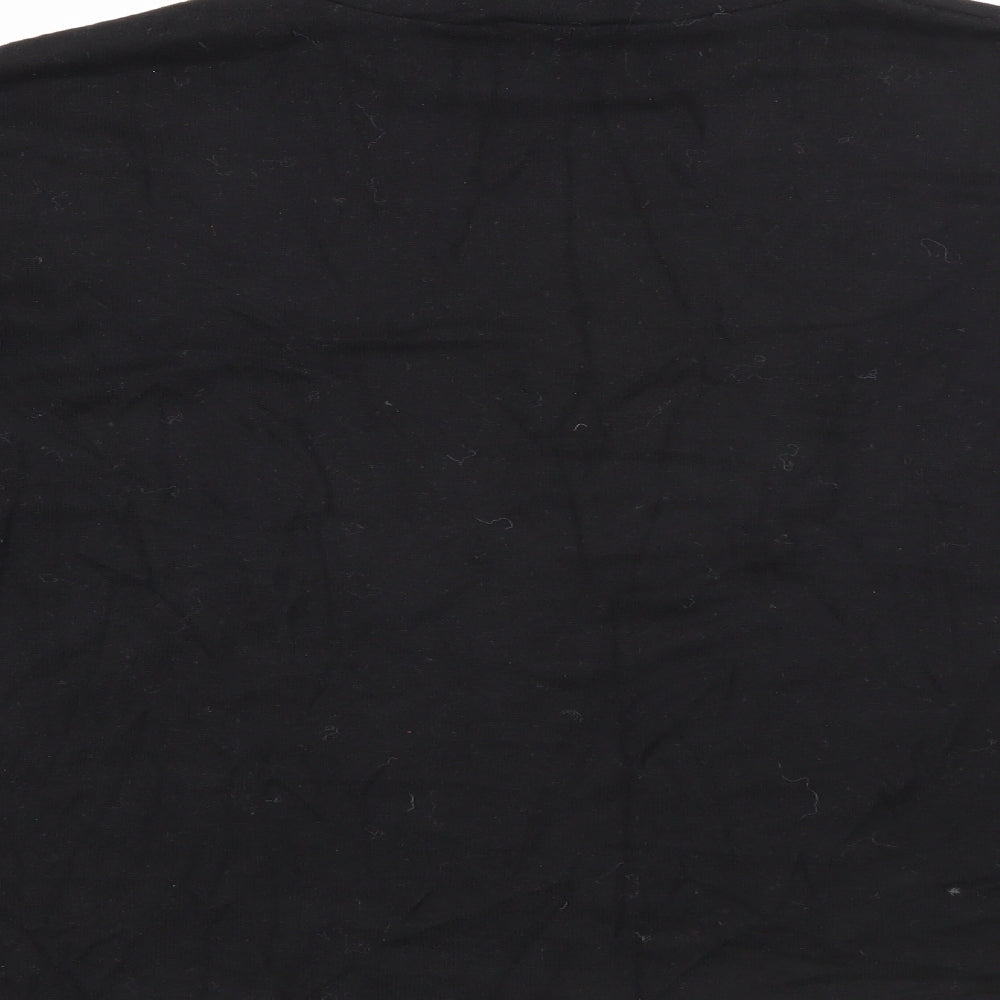 Primark Womens Black High Neck  Viscose Pullover Jumper Size M