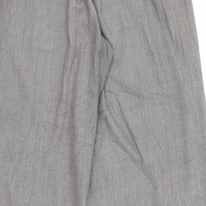 Preloved Evans Womens Brown  Polyester Trousers  Size 20 L27 in Regular - Label