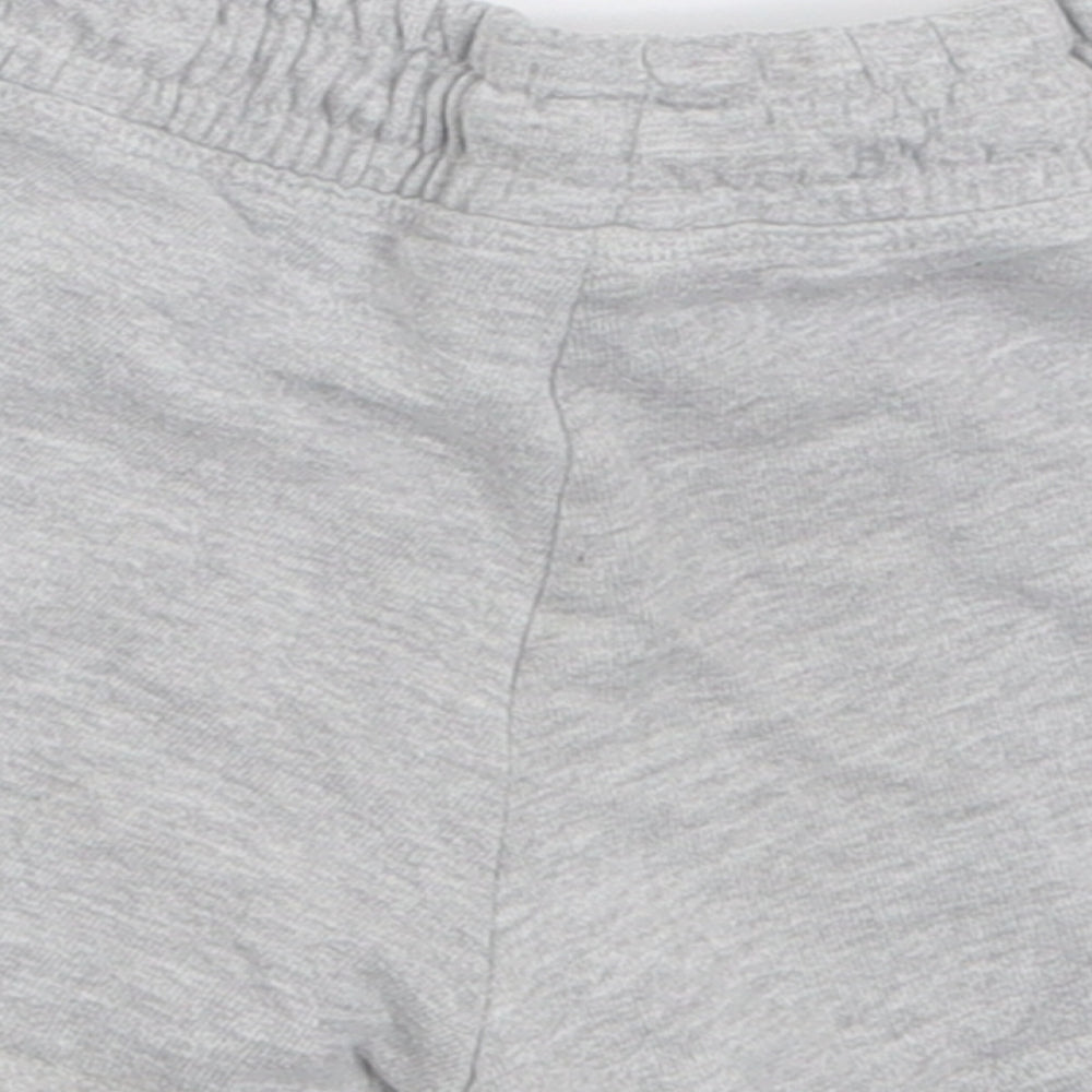 NEXT Boys Grey  Cotton Bermuda Shorts Size 7 Years  Regular Tie