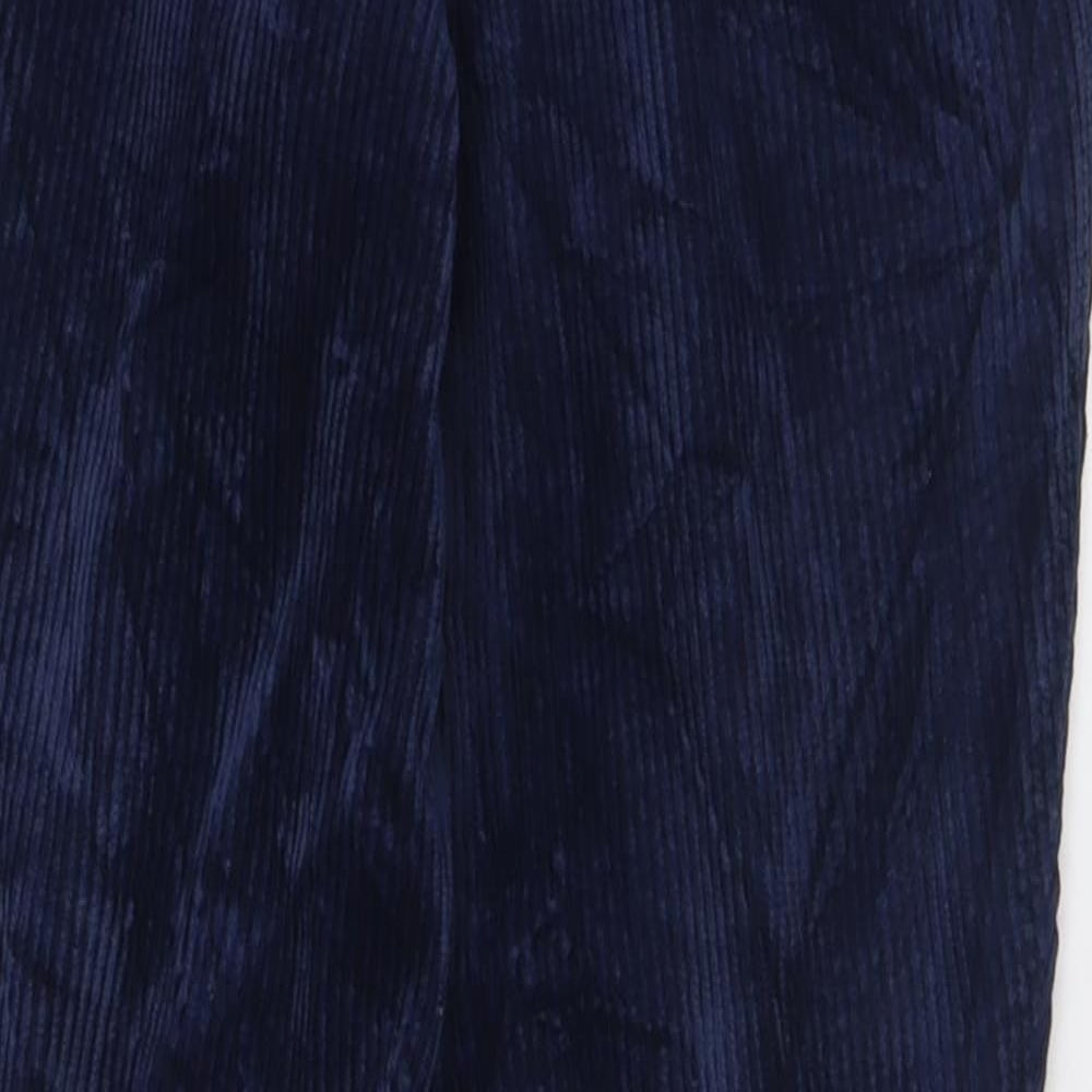 Rhodia Womens Blue  Polyamide Capri Trousers Size 28 L31 in Regular Hook & Eye