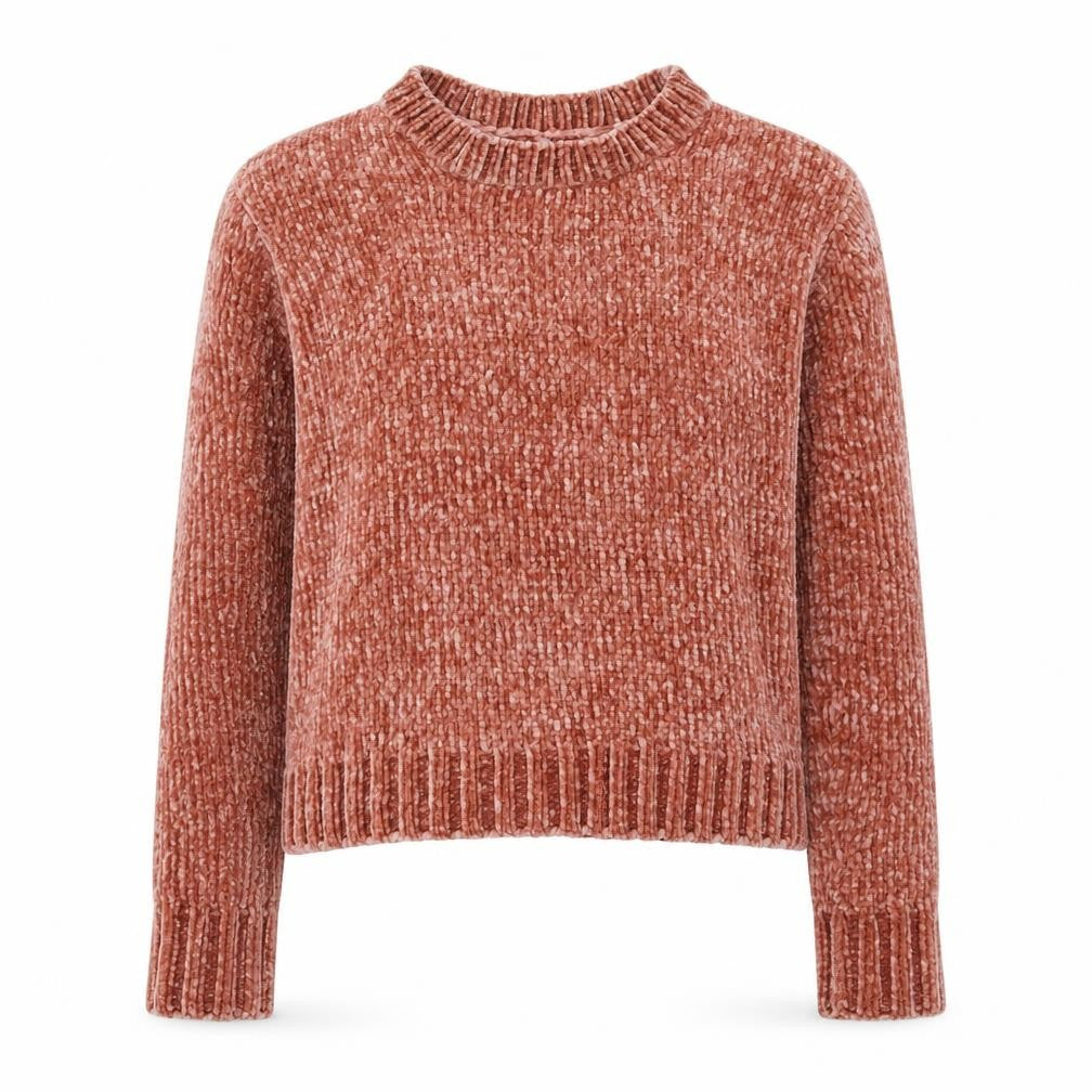 Primark Womens Pink Round Neck  Polyester Pullover Jumper Size 4