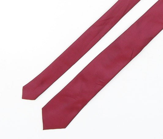 NEXT Mens Purple Geometric Polyester Pointed Tie One Size