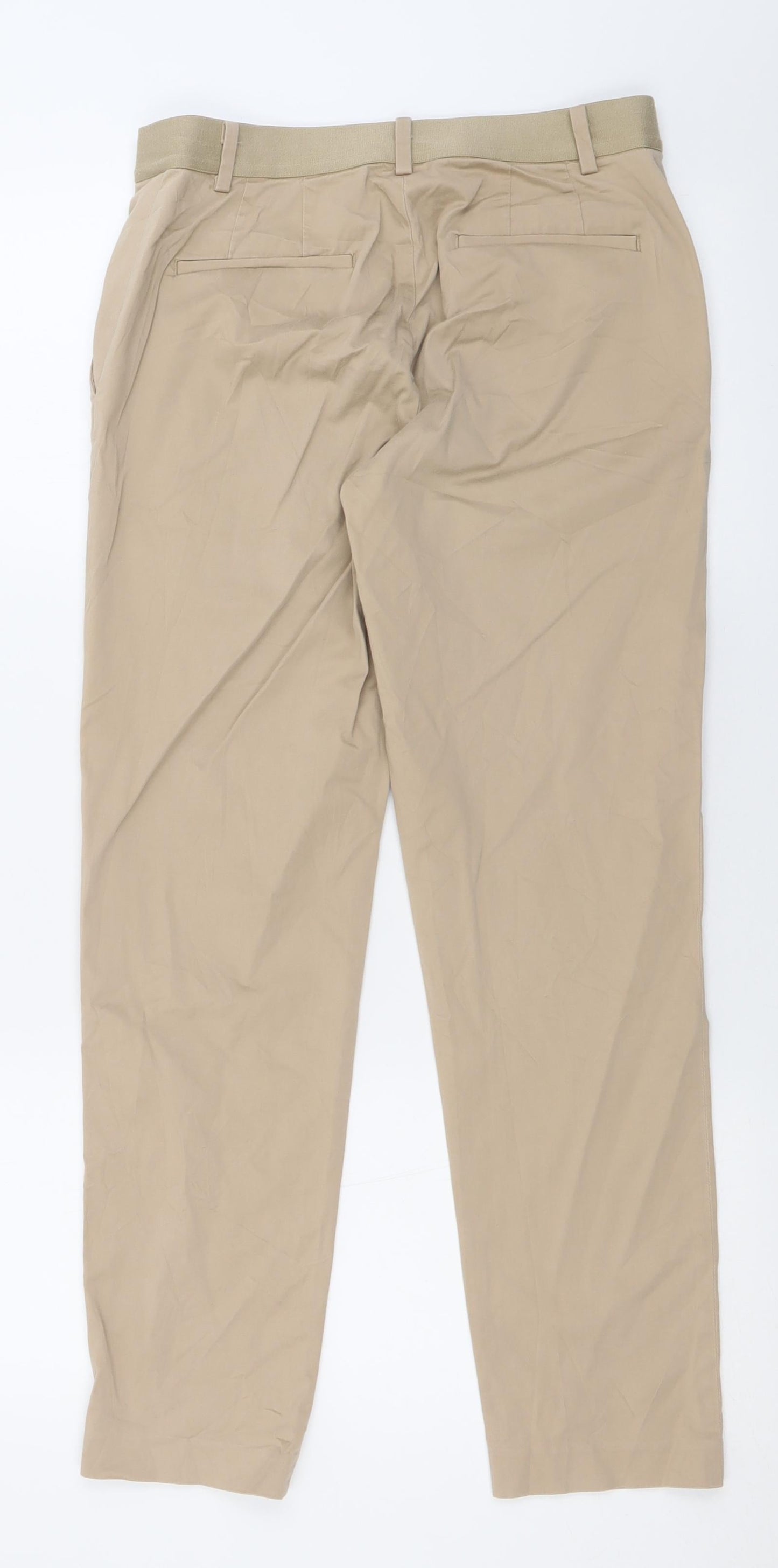 Uniqlo Womens Beige  Cotton Jegging Trousers Size 26 in L26 in Regular