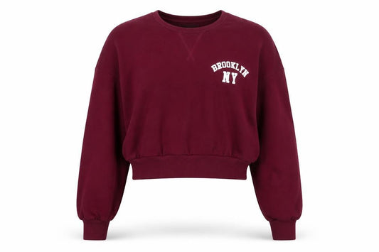 Bershka Womens Red  Polyester Pullover Sweatshirt Size S  Pullover - Brooklyn NY