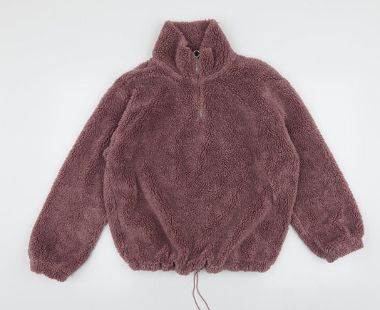 F&F Womens Pink  Polyester Pullover Sweatshirt Size M  Pullover