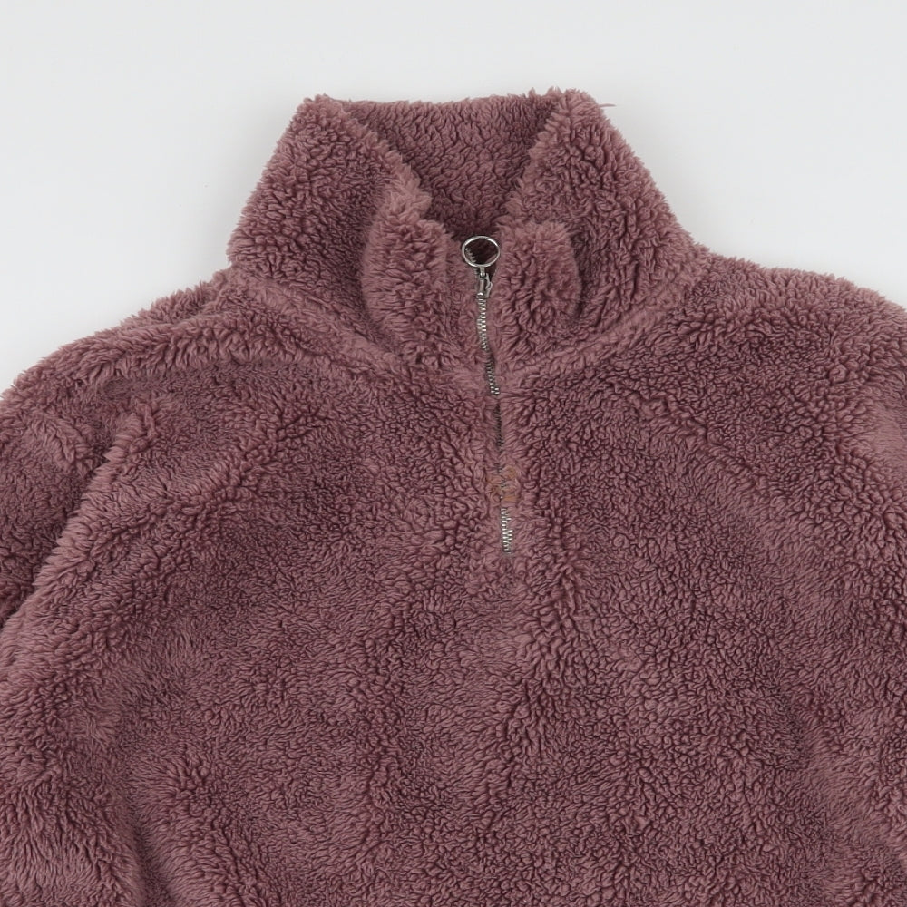 F&F Womens Pink  Polyester Pullover Sweatshirt Size M  Pullover