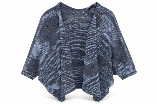 Atmosphere Womens Blue V-Neck  Acrylic Cardigan Jumper Size S