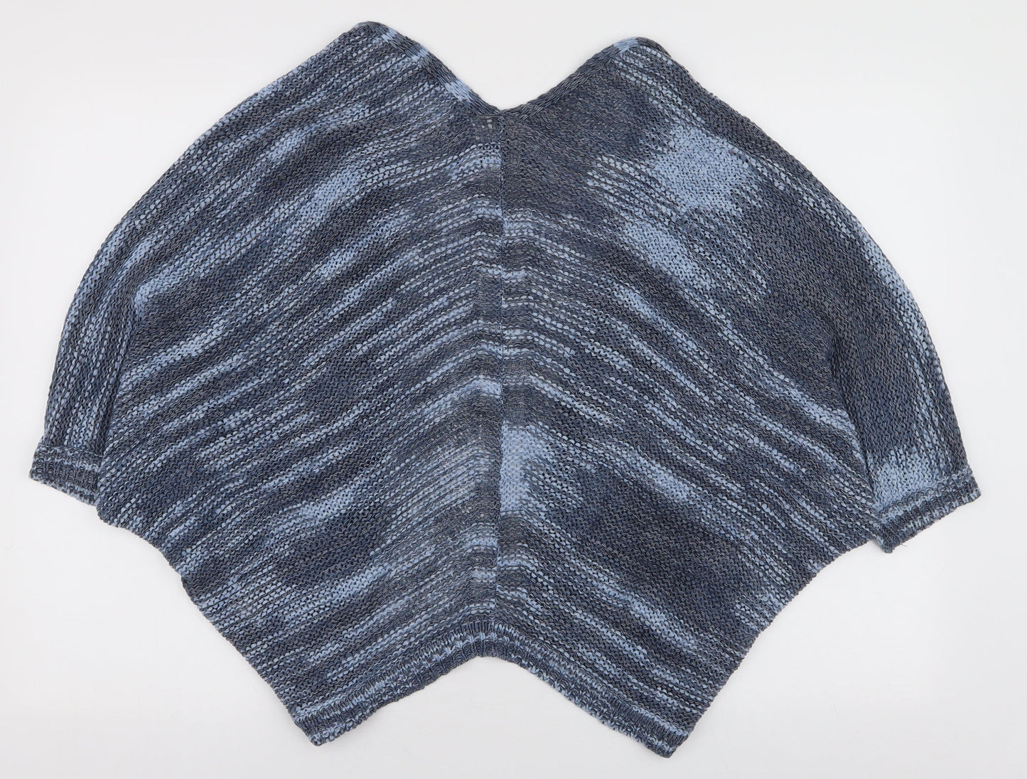 Atmosphere Womens Blue V-Neck  Acrylic Cardigan Jumper Size S