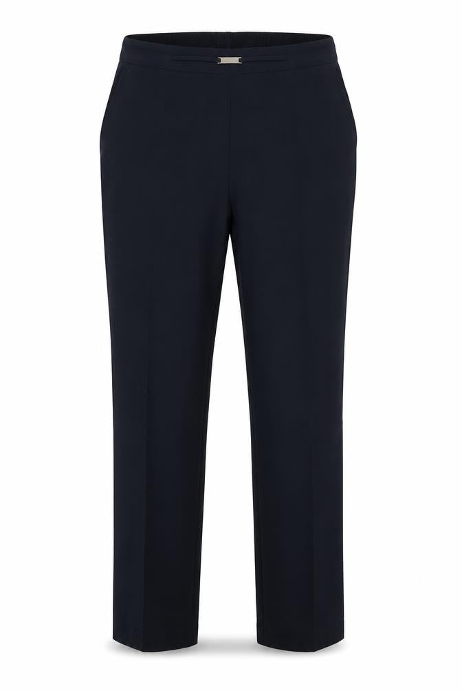 BHS Womens Blue  Polyester Trousers  Size 12 L28 in Regular