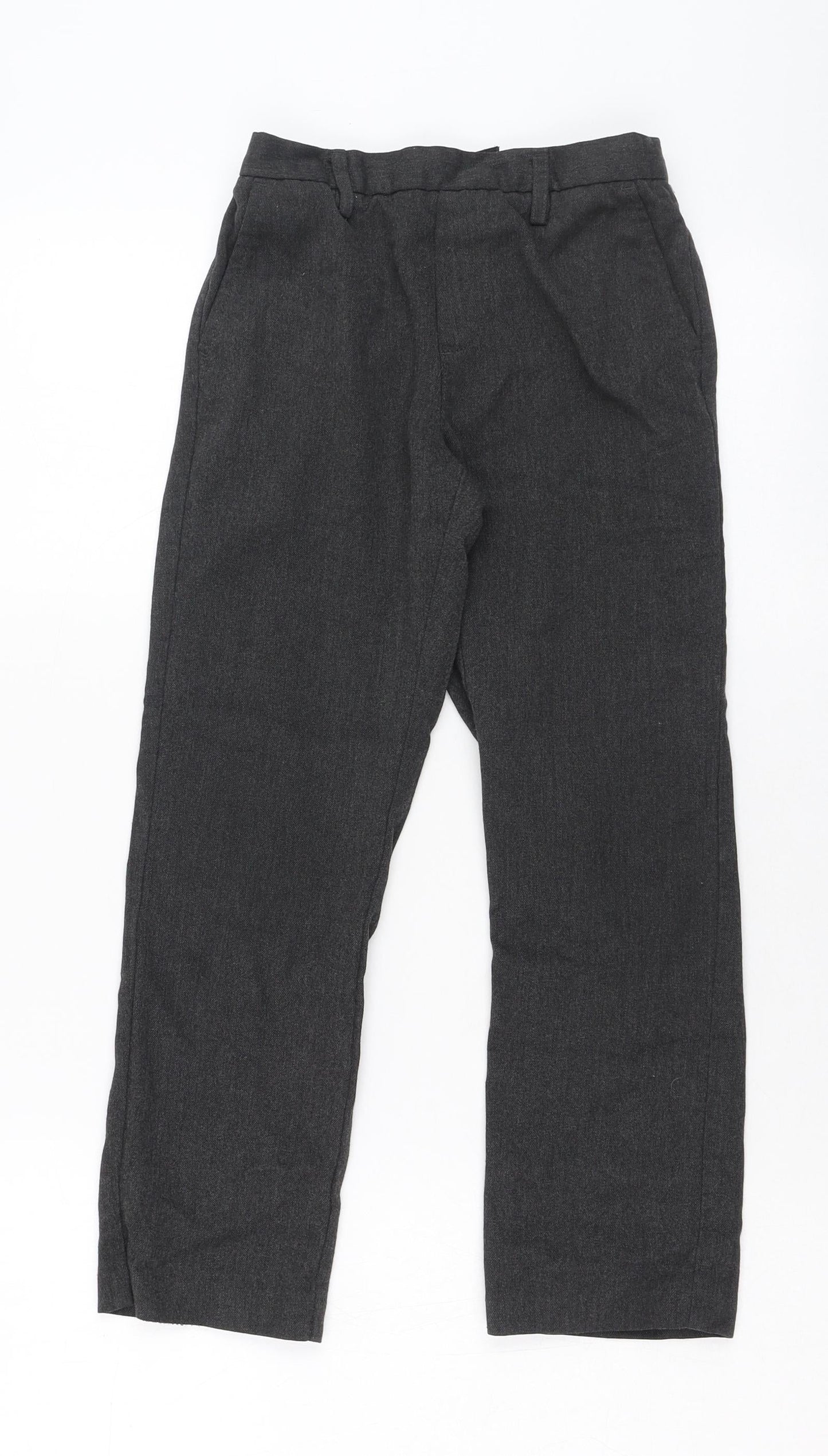 NEXT Boys Grey  Polyester Dress Pants Trousers Size 9 Months  Regular Pullover - School