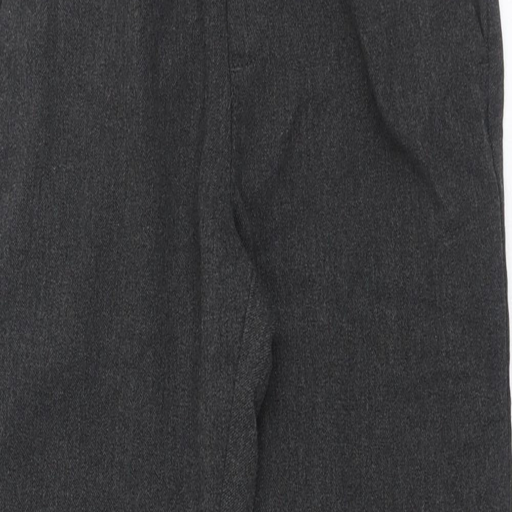 NEXT Boys Grey  Polyester Dress Pants Trousers Size 9 Months  Regular Pullover - School