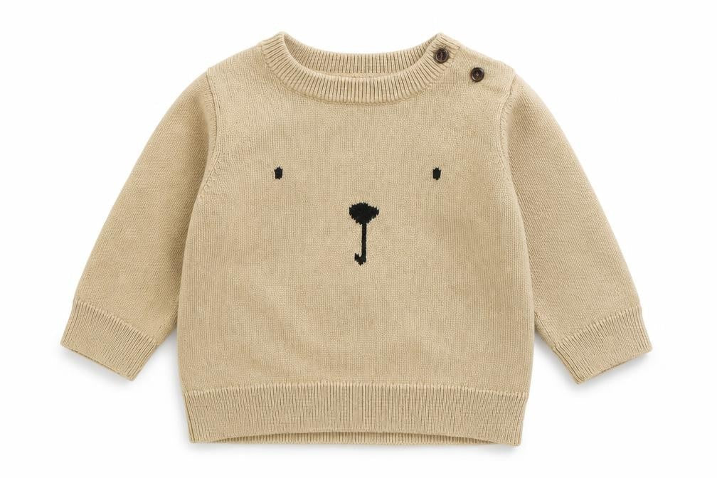 Gap Baby Brown  Cotton Pullover Jumper Size 3-6 Months  Pullover - Dog