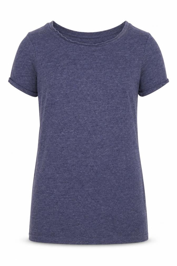 NEXT Girls Blue  Polyester Basic T-Shirt Size 6 Years Round Neck Pullover