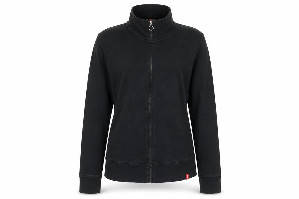 EDC Womens Black  100% Cotton Full Zip Sweatshirt Size L  Zip