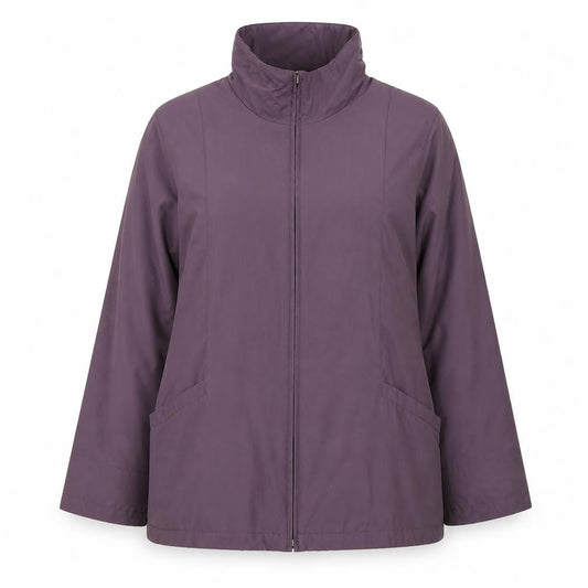 EWM Womens Purple   Jacket Coat Size 16  Zip