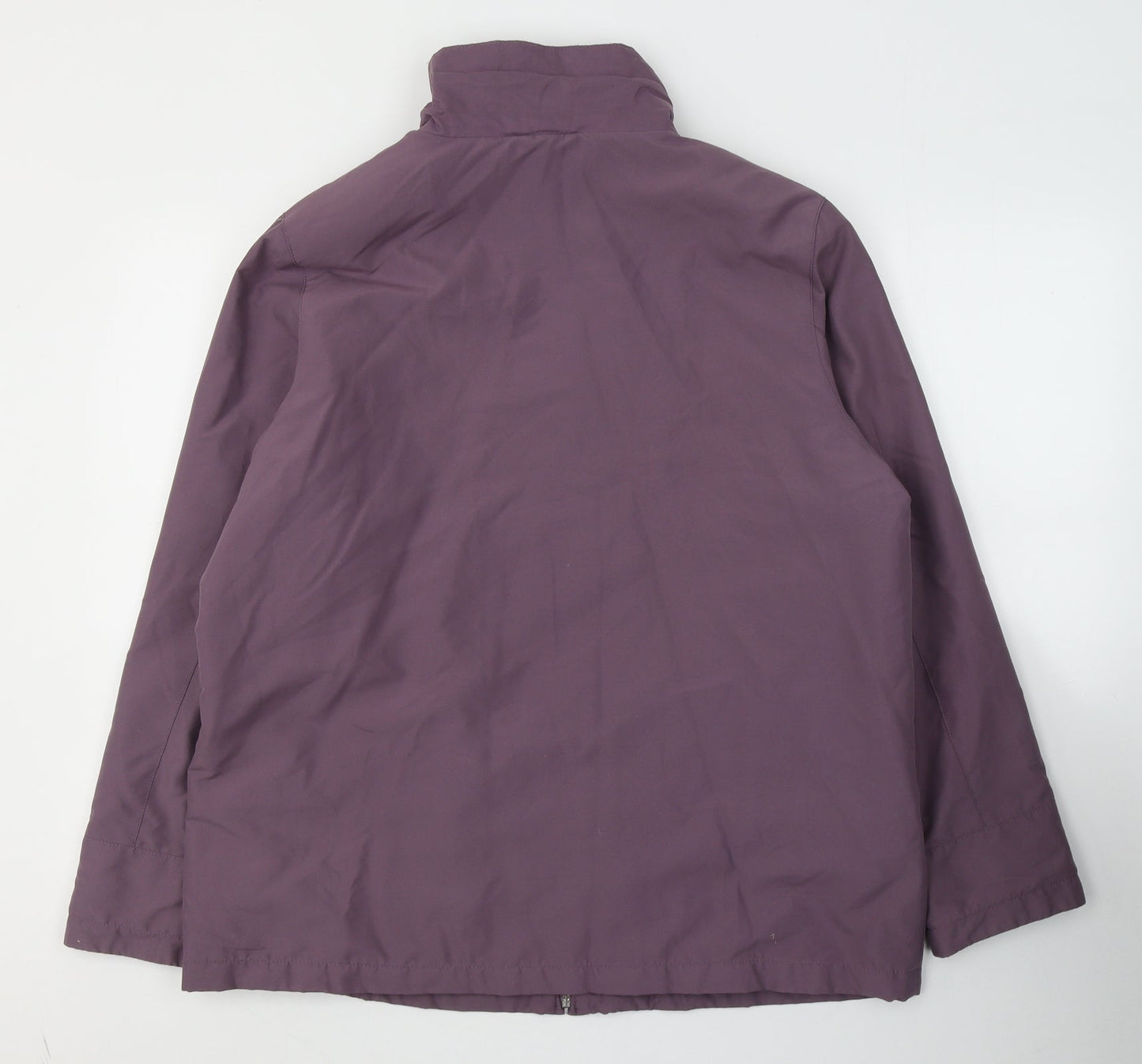 EWM Womens Purple   Jacket Coat Size 16  Zip