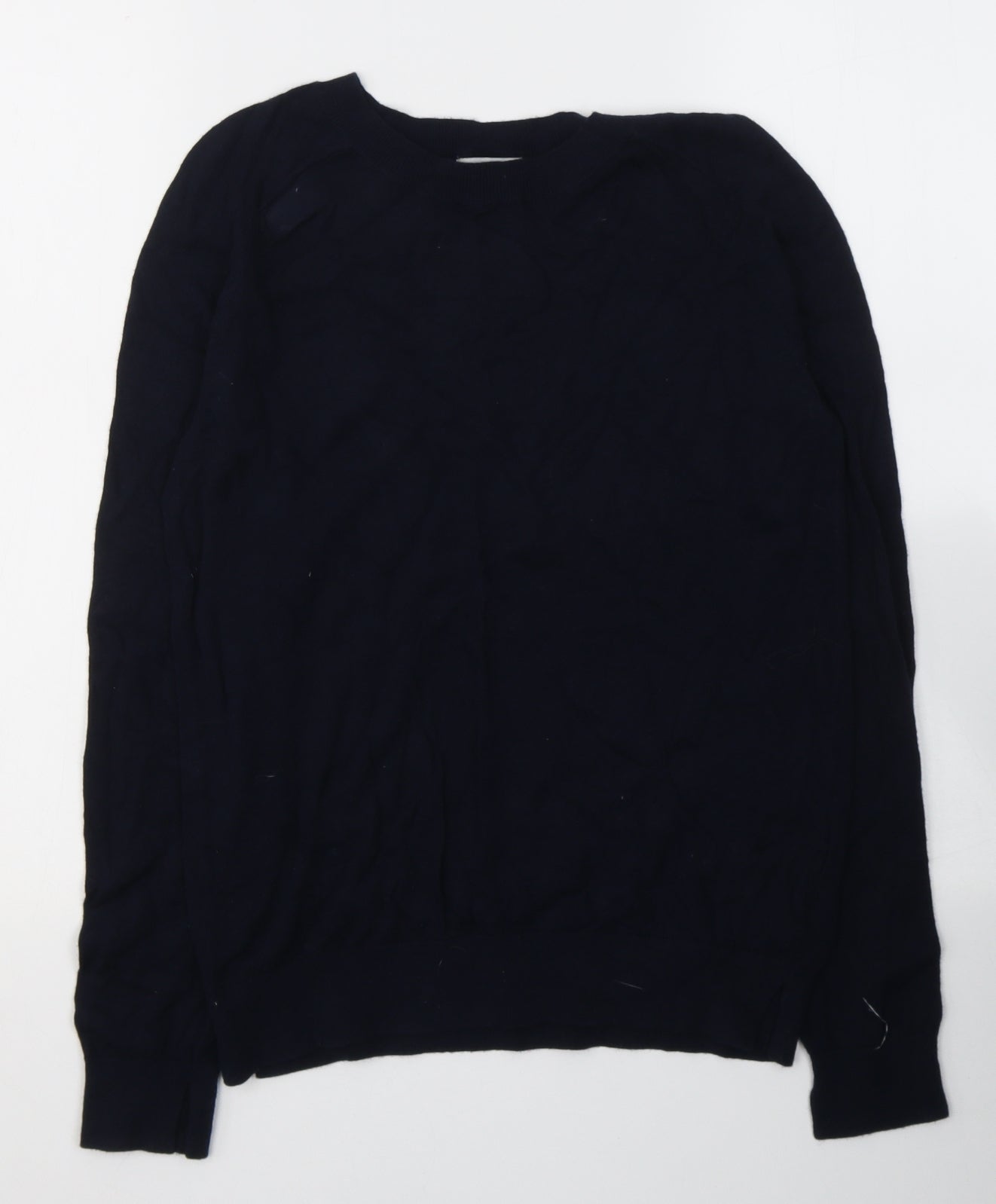 H&M Womens Blue  Viscose Jersey T-Shirt Size S Round Neck