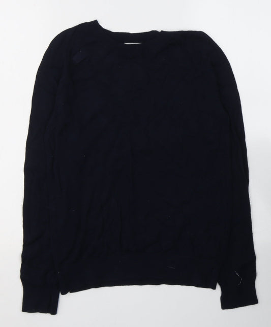 H&M Womens Blue  Viscose Jersey T-Shirt Size S Round Neck