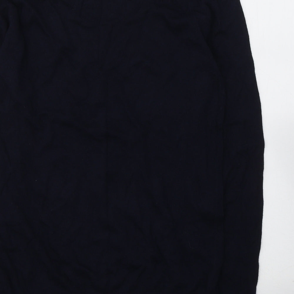 H&M Womens Blue  Viscose Jersey T-Shirt Size S Round Neck