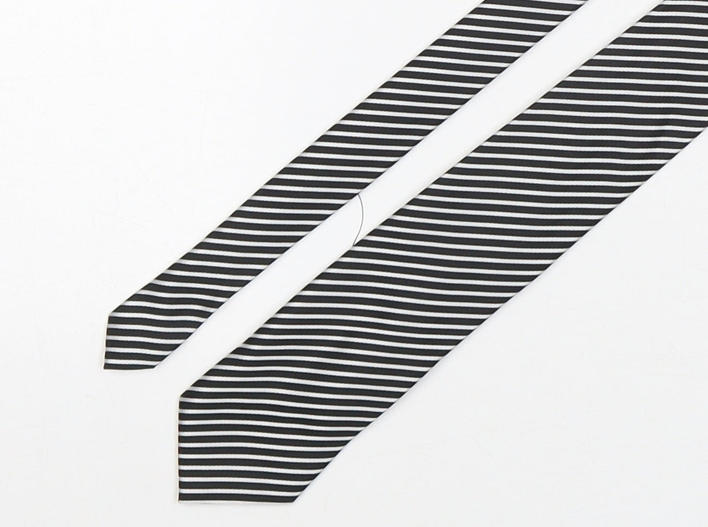 River Island  Mens Multicoloured Striped Polyester Pointed Tie One Size
