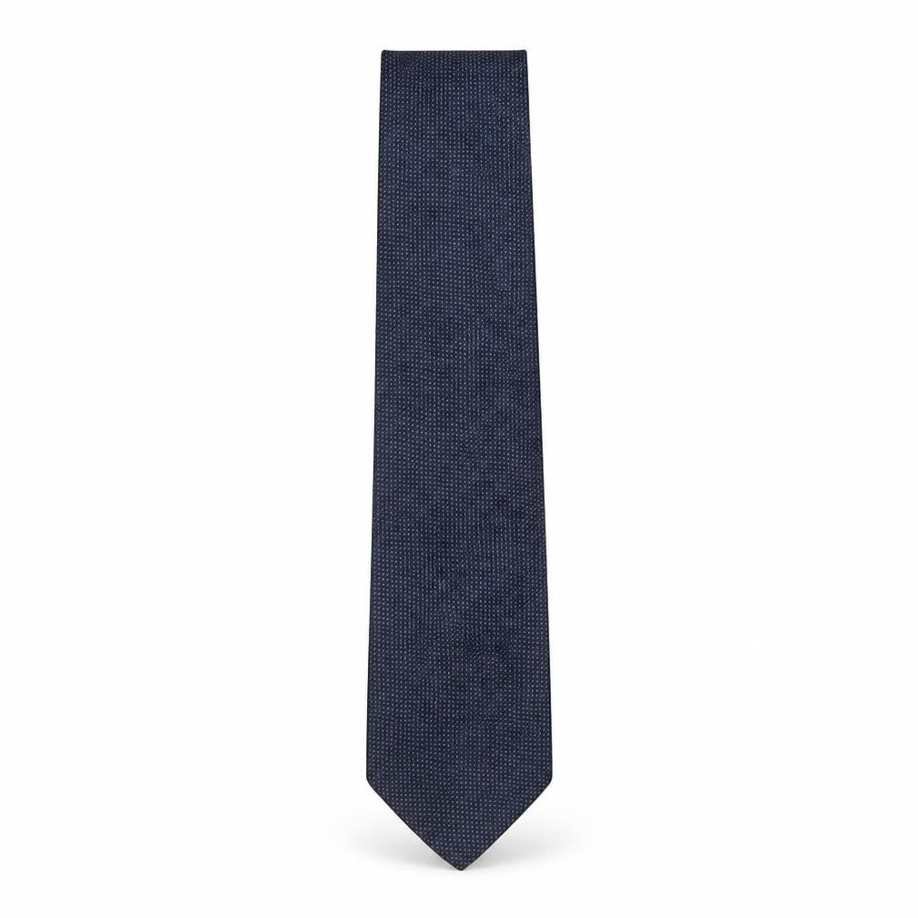 Marks & Spencer Mens Blue Polka Dot Polyester Pointed Tie One Size