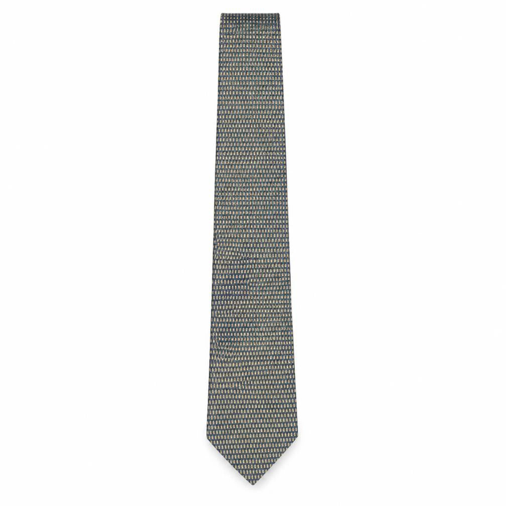 Next Mens Multicoloured Geometric Silk Pointed Tie One Size