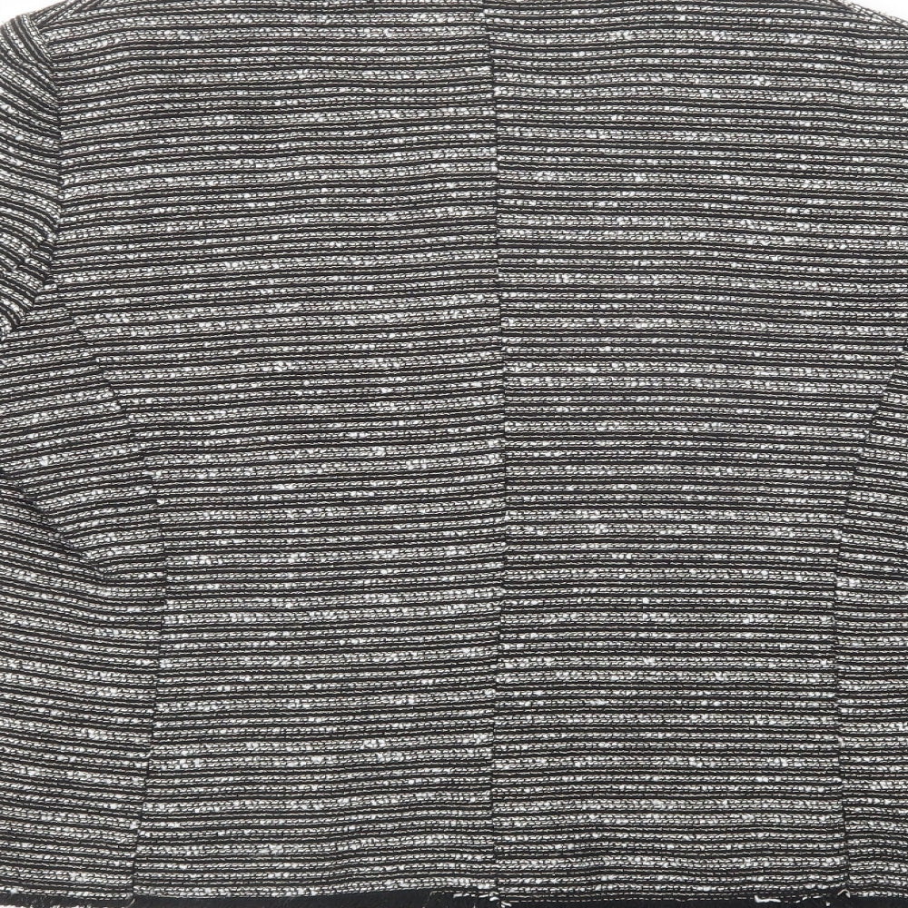 Mango Womens Grey   Jacket Blazer Size L  Zip