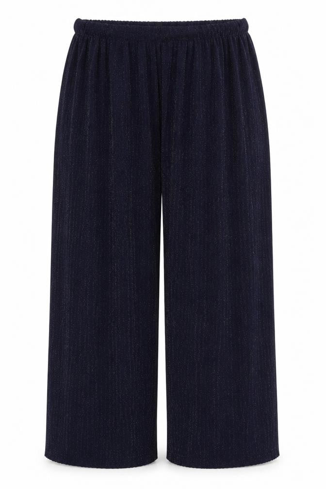 Glass Womens Blue  Polyester Trousers  Size 2XL L30 in Regular