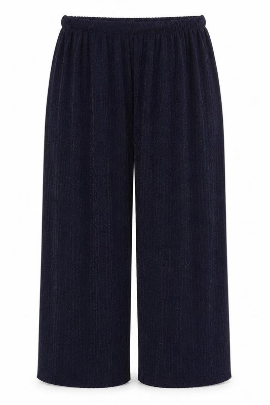 Glass Womens Blue  Polyester Trousers  Size 2XL L30 in Regular