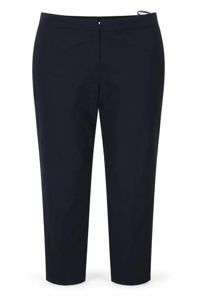 Preworn Womens Blue  Polyester Trousers  Size 18 L24.5 in Regular Hook & Eye