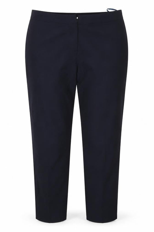 Preworn Womens Blue  Polyester Trousers  Size 18 L24.5 in Regular Hook & Eye