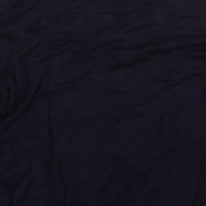 Debenhams Womens Blue Crew Neck  Viscose Pullover Jumper Size 12