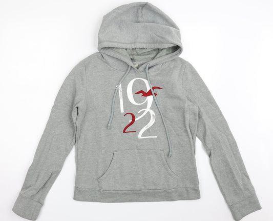 Hollister Womens Green  Cotton Pullover Hoodie Size M  Pullover - 1922