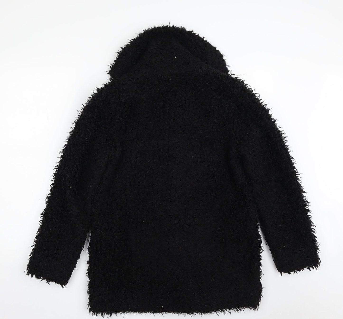 Topshop Womens Black   Jacket  Size 8  Snap